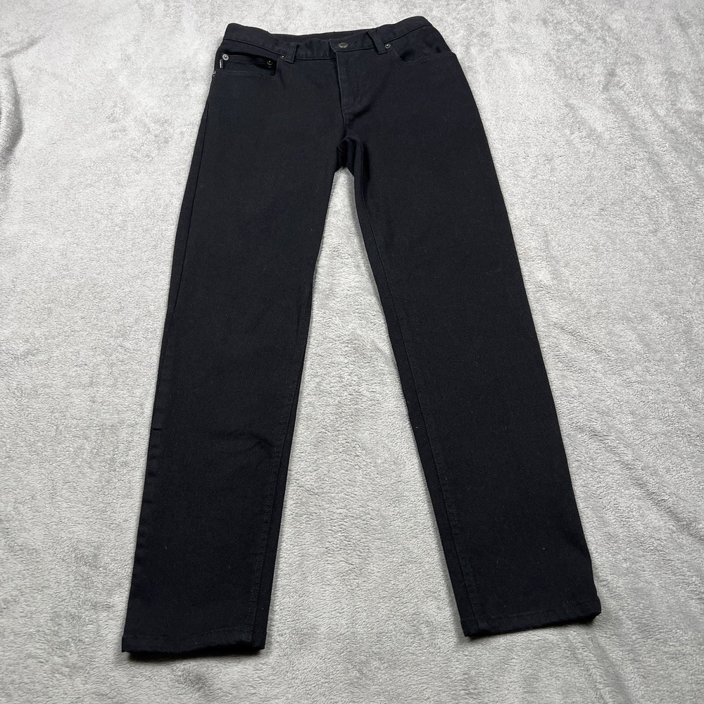 Lauren Ralph Lauren Pants Womens Size 2P Petite Black Denim Jeans Straight
